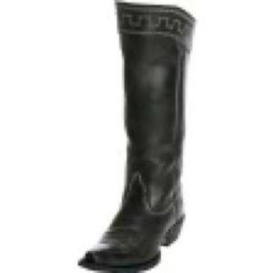 Ariat 10011938 Sahara Old West Leather Tall Cowboy Zip Boot Womens